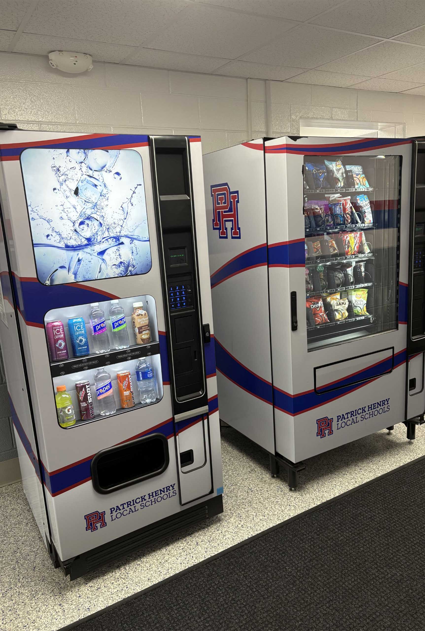 Patrick Henry school vending machine