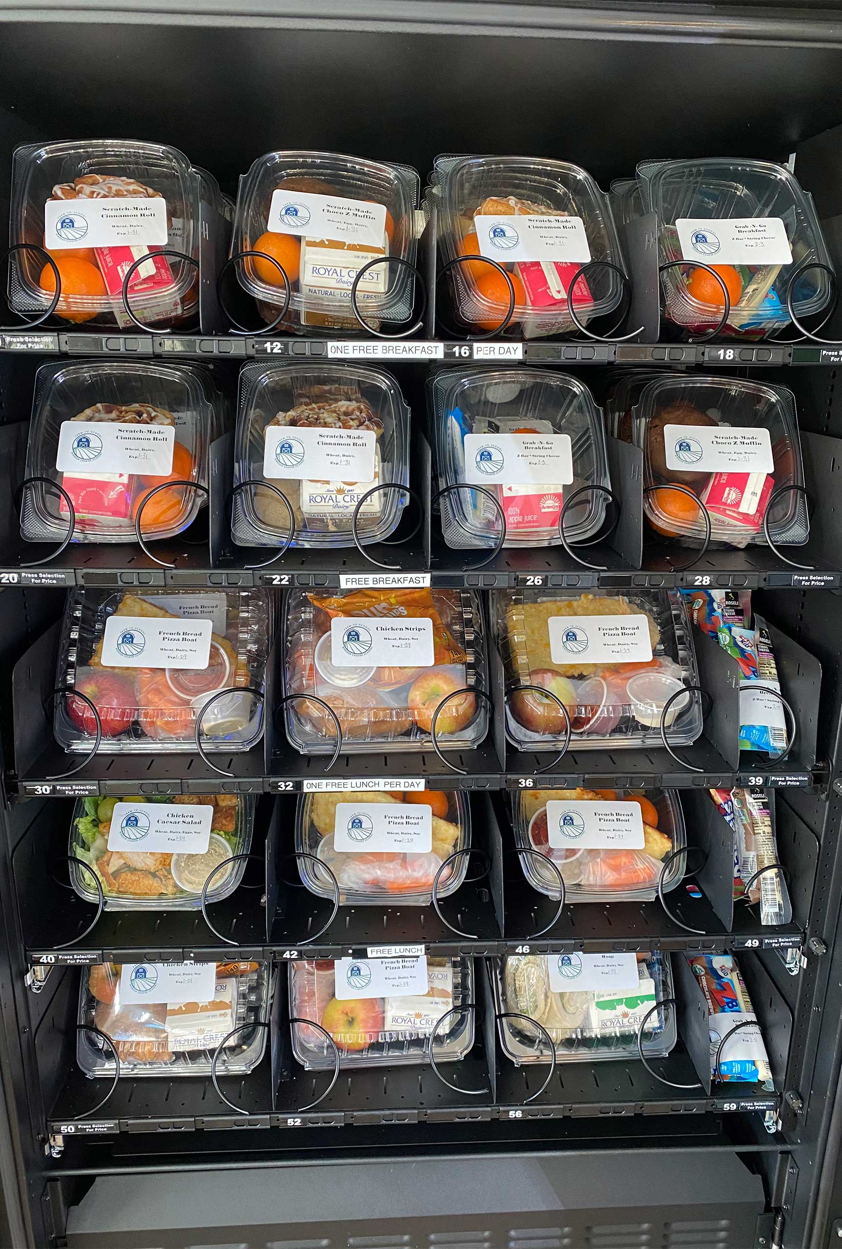 Windsor Jeanine school vending machine